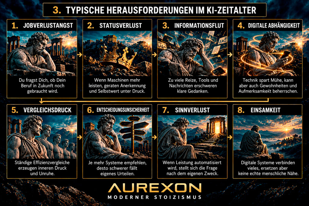 TYPISCHE HERAUSFORDERUNGEN IM KI-ZEITALTER | © AUREXON.COM